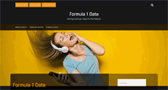 Desktop Screenshot of formula1data.com